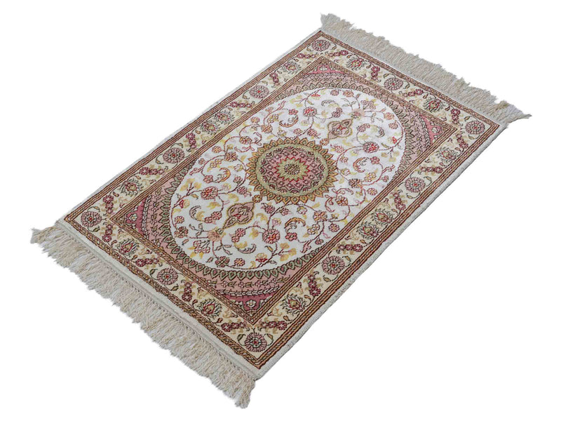 Kinesisk silke Teppe 90x59cm - Orientalsk teppe