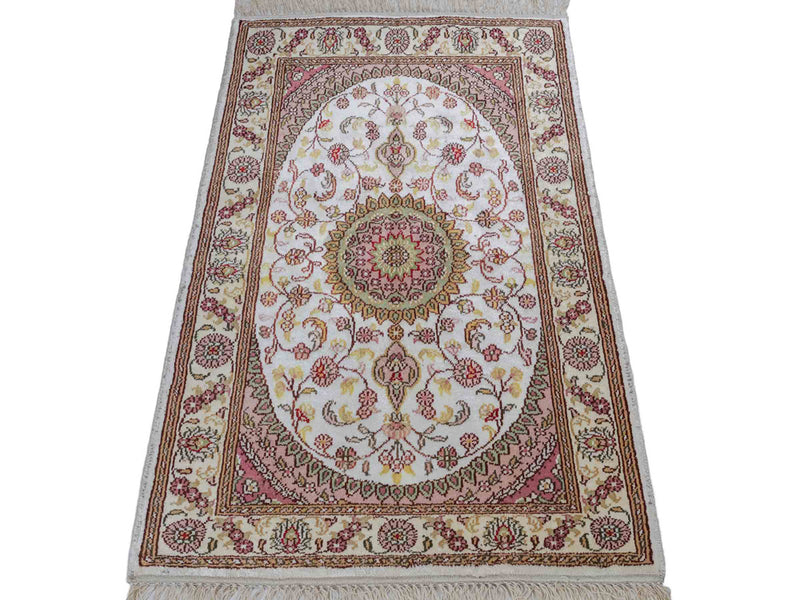 Kinesisk silke Teppe 90x59cm - Orientalsk teppe