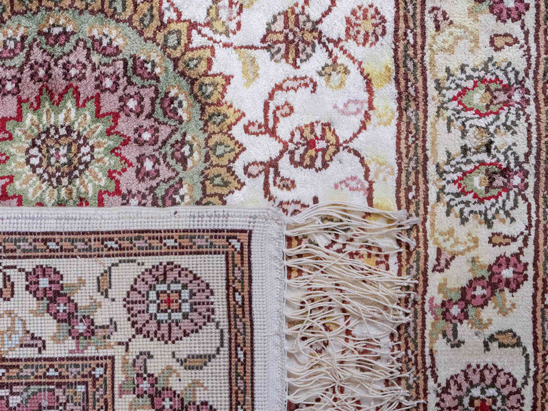 Kinesisk silke Teppe 90x59cm - Orientalsk teppe