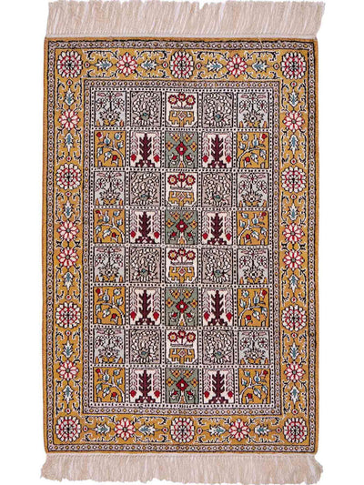 Kinesisk silke Teppe 63x92cm - Orientalsk teppe