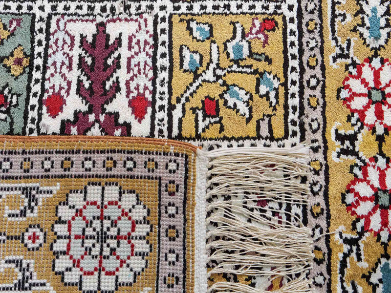Kinesisk silke Teppe 63x92cm - Orientalsk teppe