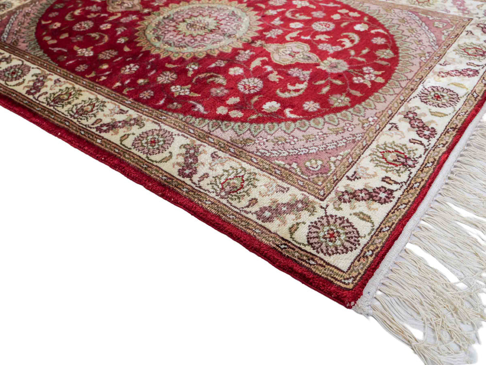 Kinesisk silke Teppe 90x59cm - Orientalsk teppe