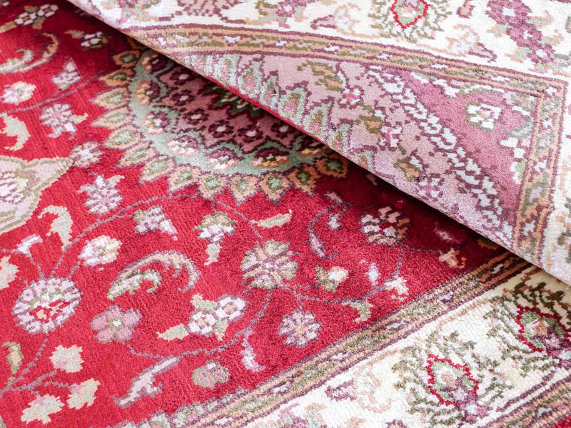 Kinesisk silke Teppe 90x59cm - Orientalsk teppe