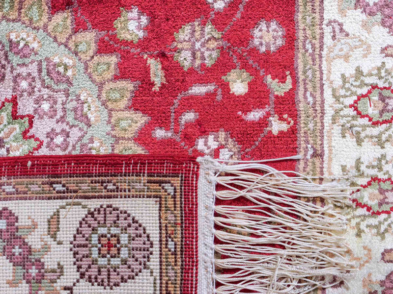 Kinesisk silke Teppe 90x59cm - Orientalsk teppe