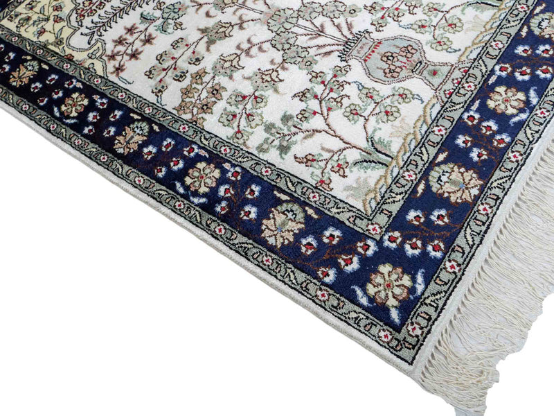 Kinesisk silke Teppe 90x62cm - Orientalsk teppe