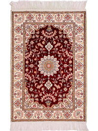 Kinesisk silke Teppe 90x63cm - Orientalsk teppe – product image