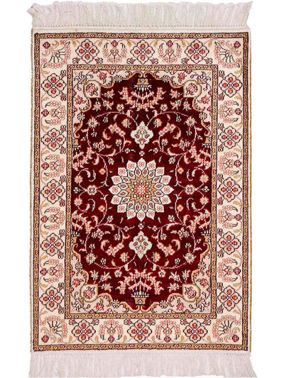 Kinesisk silke Teppe 63x90cm - Orientalsk teppe
