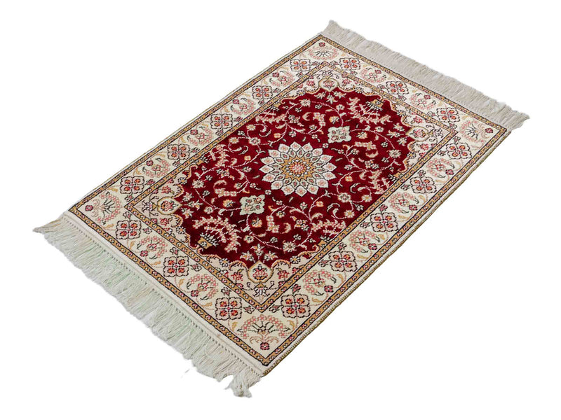 Kinesisk silke Teppe 90x63cm - Orientalsk teppe