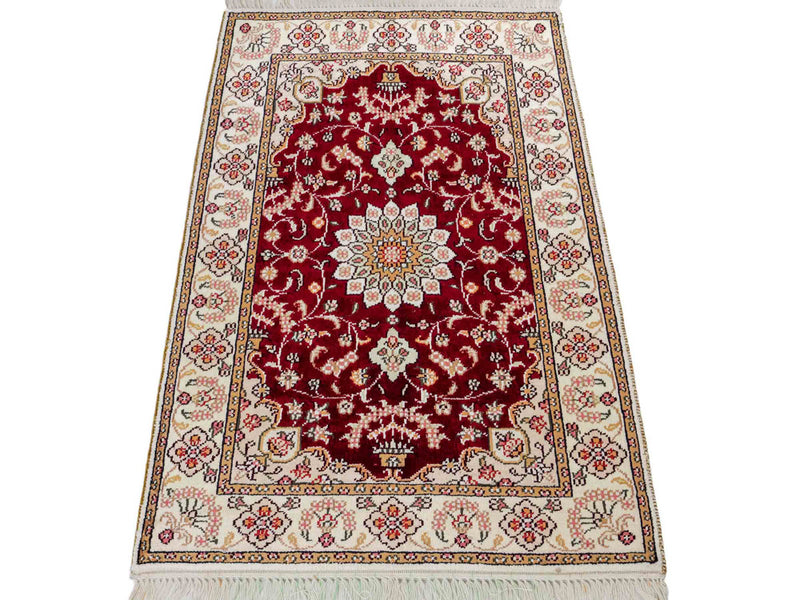 Kinesisk silke Teppe 90x63cm - Orientalsk teppe