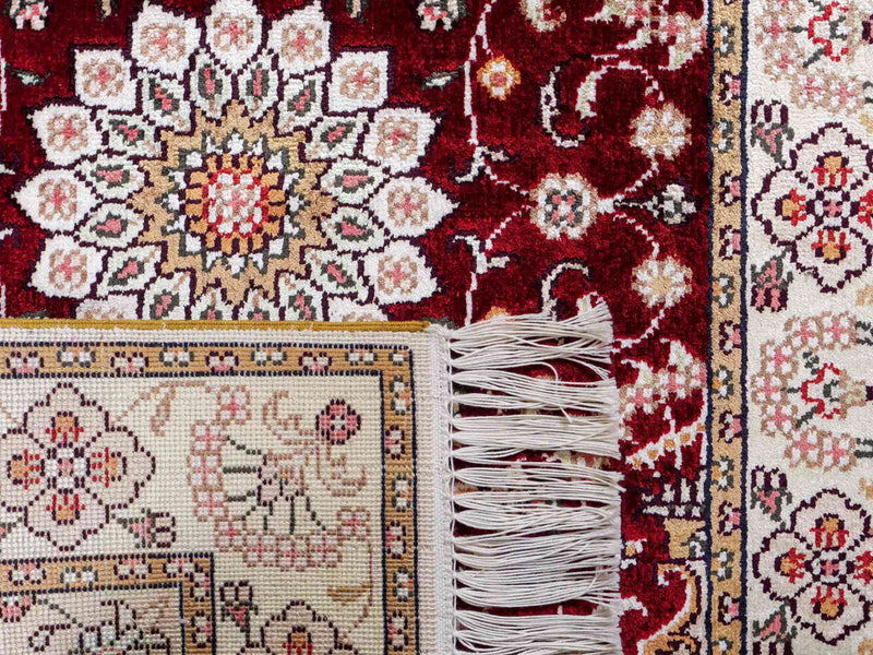 Kinesisk silke Teppe 90x63cm - Orientalsk teppe