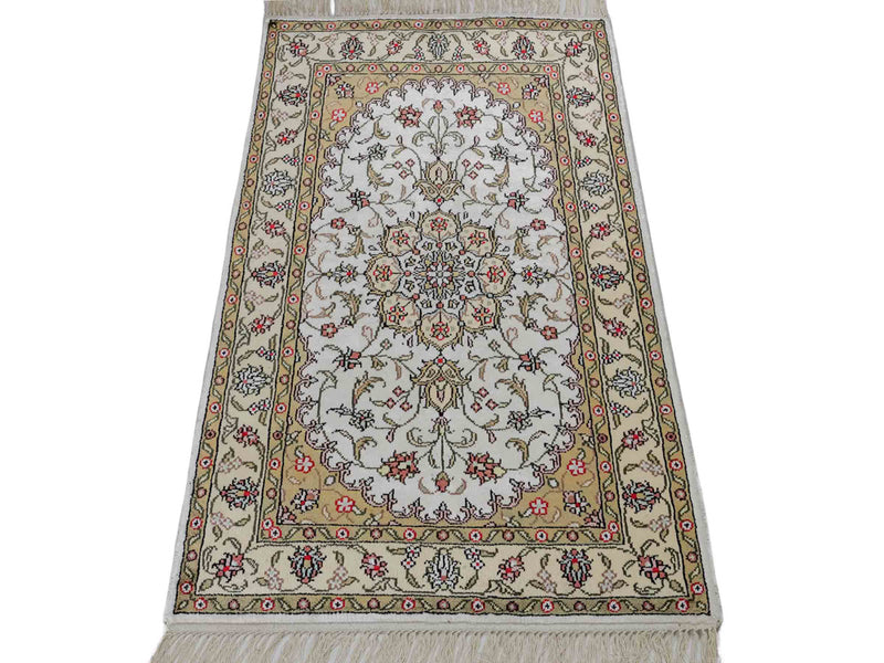 Kinesisk silke Teppe 91x61cm - Orientalsk teppe
