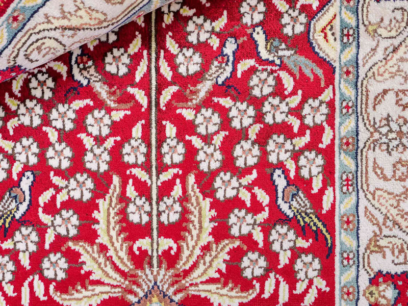 Kinesisk silke Teppe 86x58cm - Orientalsk teppe
