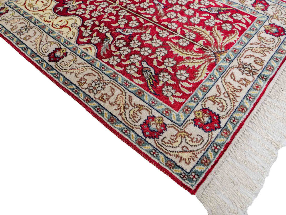 Kinesisk silke Teppe 86x58cm - Orientalsk teppe