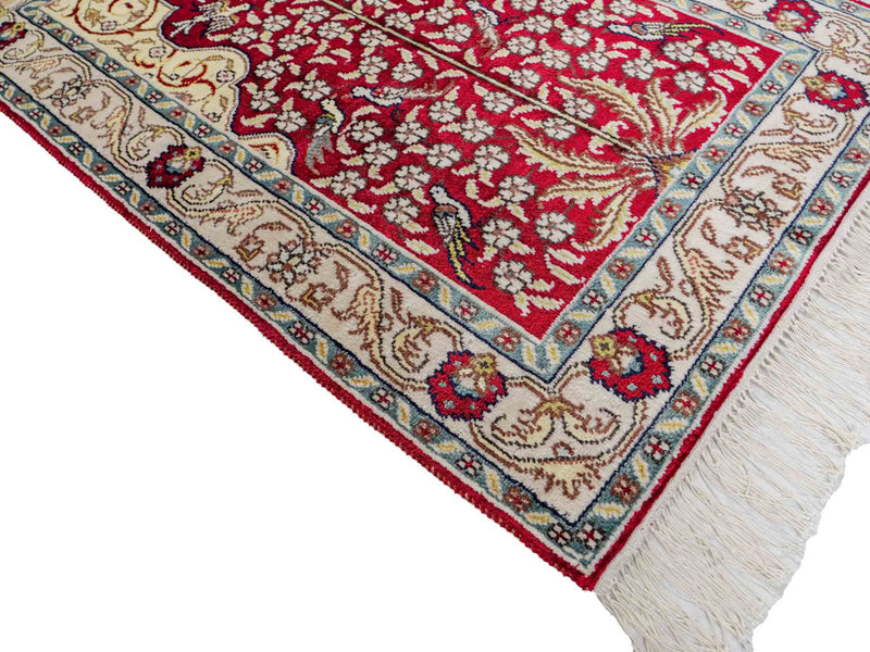 Kinesisk silke Teppe 86x58cm - Orientalsk teppe