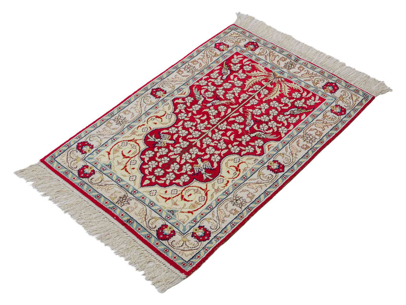 Kinesisk silke Teppe 86x58cm - Orientalsk teppe
