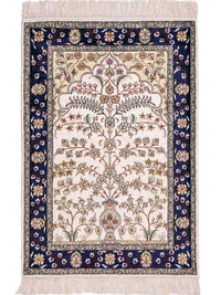 Kinesisk silke Teppe 90x62cm - Orientalsk teppe – product image