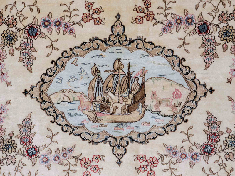 Kinesisk silke Teppe 153x95cm - Orientalsk teppe