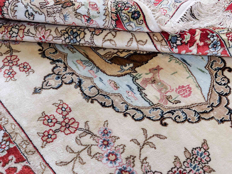 Kinesisk silke Teppe 153x95cm - Orientalsk teppe