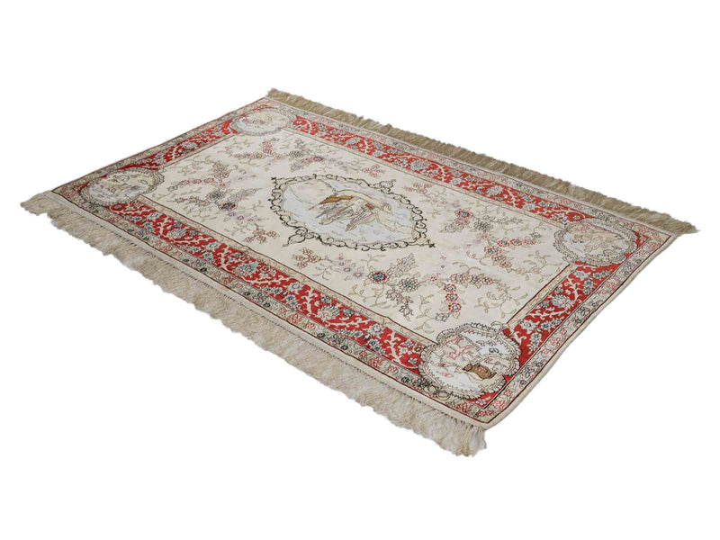 Kinesisk silke Teppe 153x95cm - Orientalsk teppe