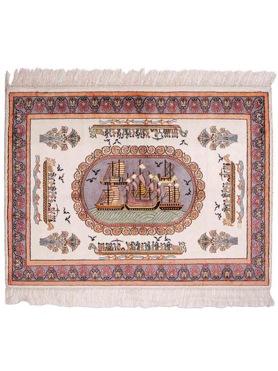 Kinesisk silke Teppe 91x123cm - Orientalsk teppe