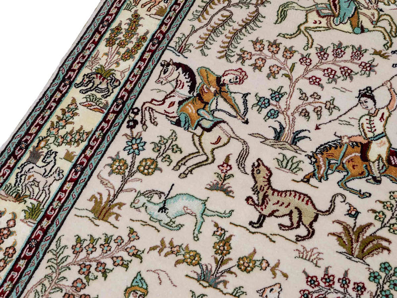 Kinesisk silke Teppe 150x88cm - Orientalsk teppe
