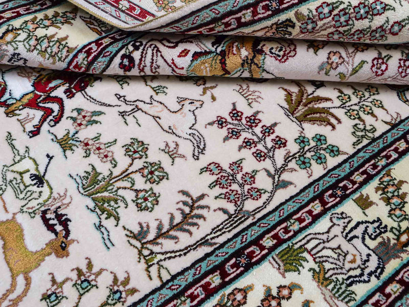 Kinesisk silke Teppe 150x88cm - Orientalsk teppe