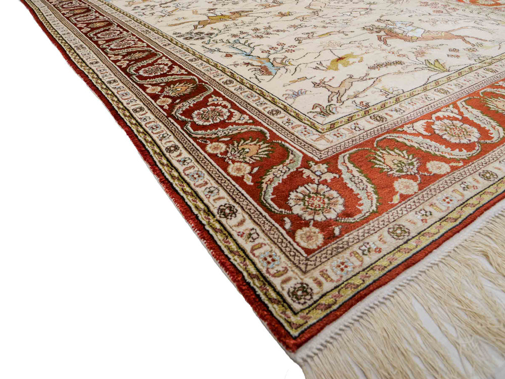 Kinesisk silke Teppe 178x123cm - Orientalsk teppe