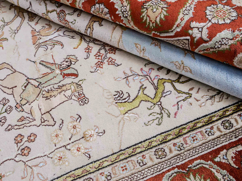 Kinesisk silke Teppe 178x123cm - Orientalsk teppe