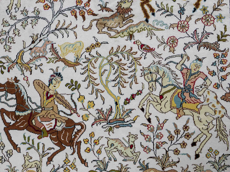 Kinesisk silke Teppe 180x123cm - Orientalsk teppe
