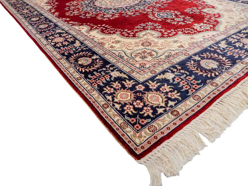 Kinesisk silke Teppe 186x121cm - Orientalsk teppe