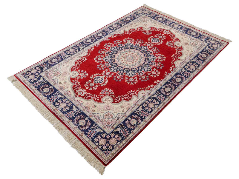 Kinesisk silke Teppe 186x121cm - Orientalsk teppe