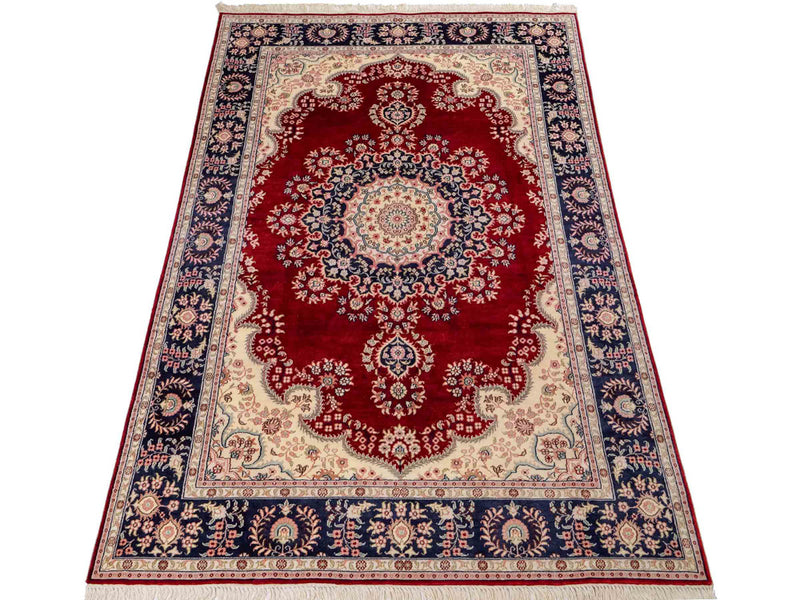 Kinesisk silke Teppe 186x121cm - Orientalsk teppe