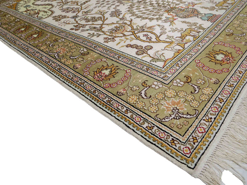 Kinesisk silke Teppe 183x124cm - Orientalsk teppe