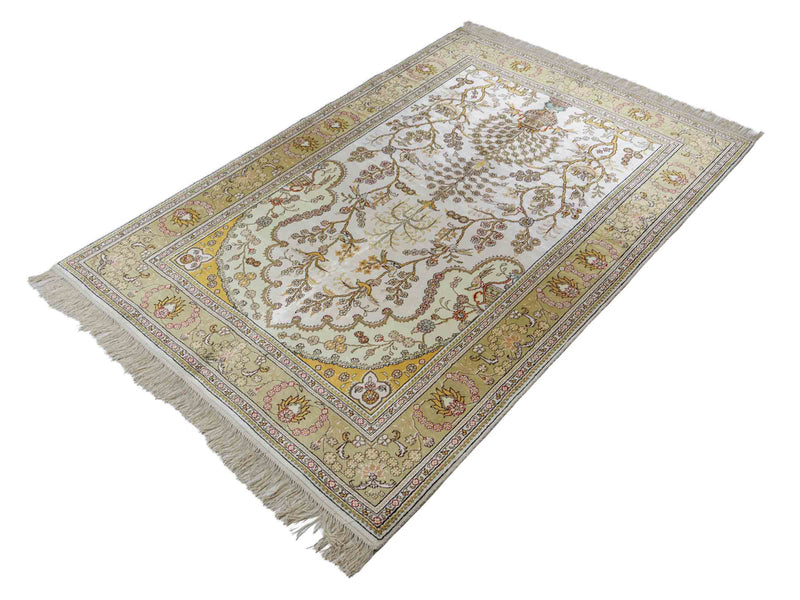 Kinesisk silke Teppe 183x124cm - Orientalsk teppe