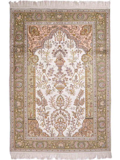 Kinesisk silke Teppe 123x181cm - Orientalsk teppe