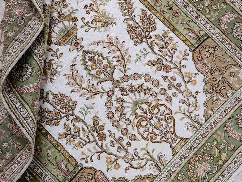 Kinesisk silke Teppe 181x123cm - Orientalsk teppe