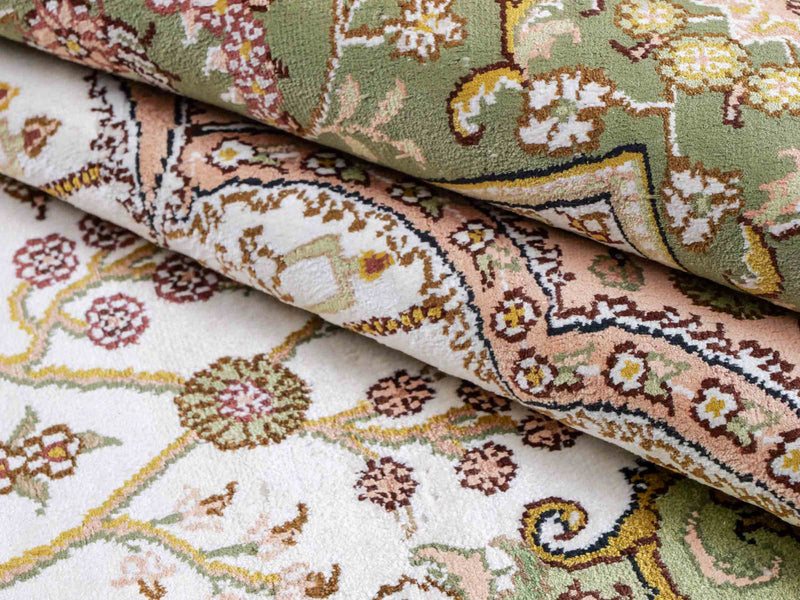 Kinesisk silke Teppe 181x123cm - Orientalsk teppe