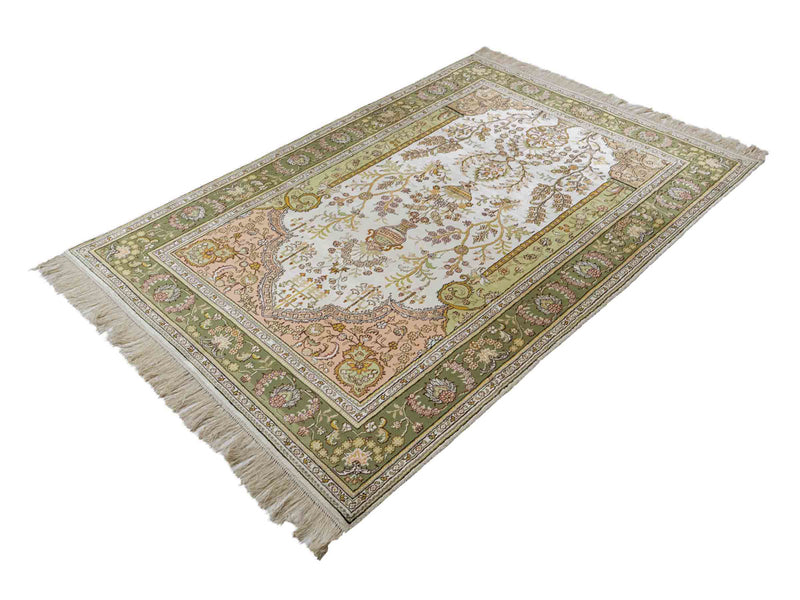 Kinesisk silke Teppe 181x123cm - Orientalsk teppe