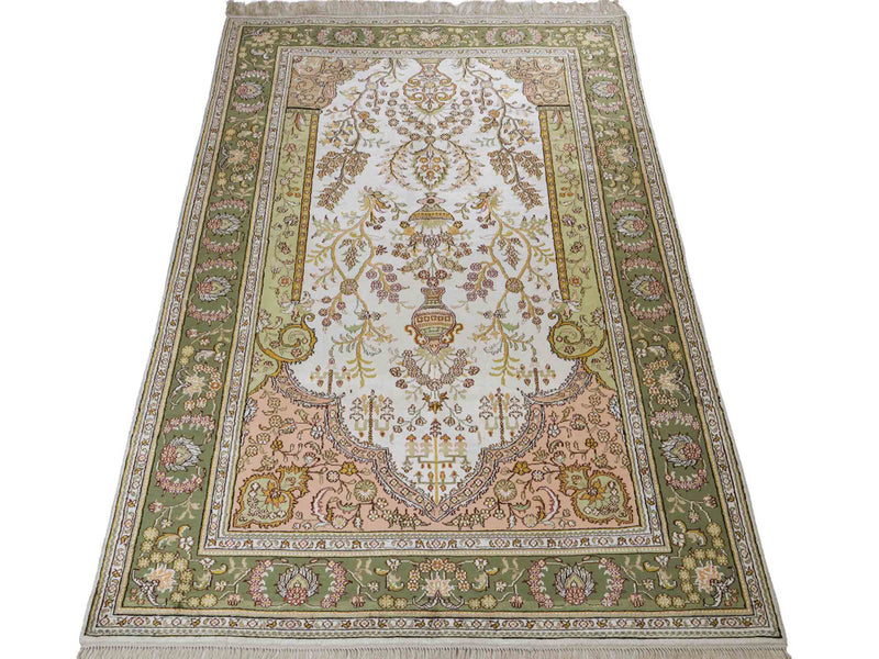 Kinesisk silke Teppe 181x123cm - Orientalsk teppe