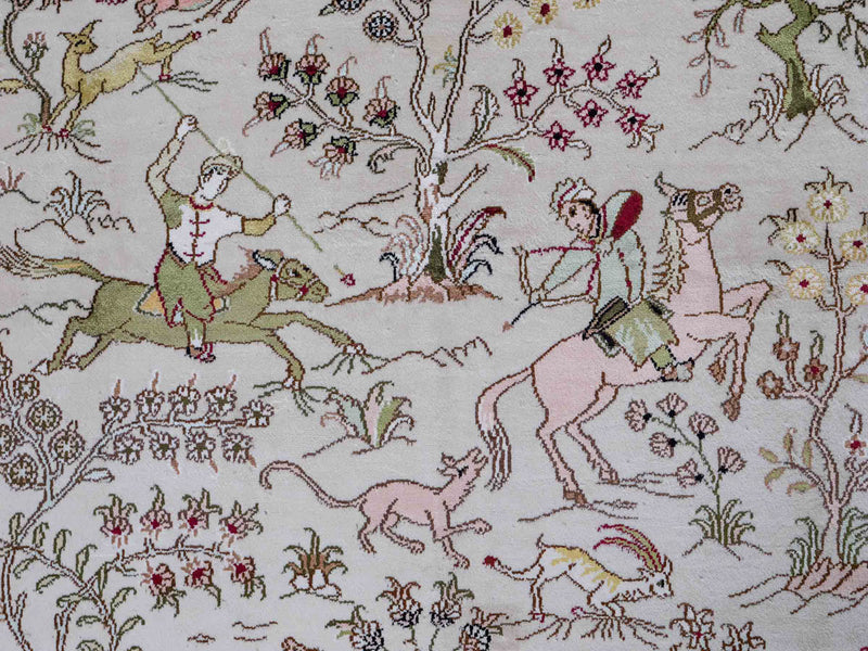 Kinesisk silke Teppe 183x125cm - Orientalsk teppe