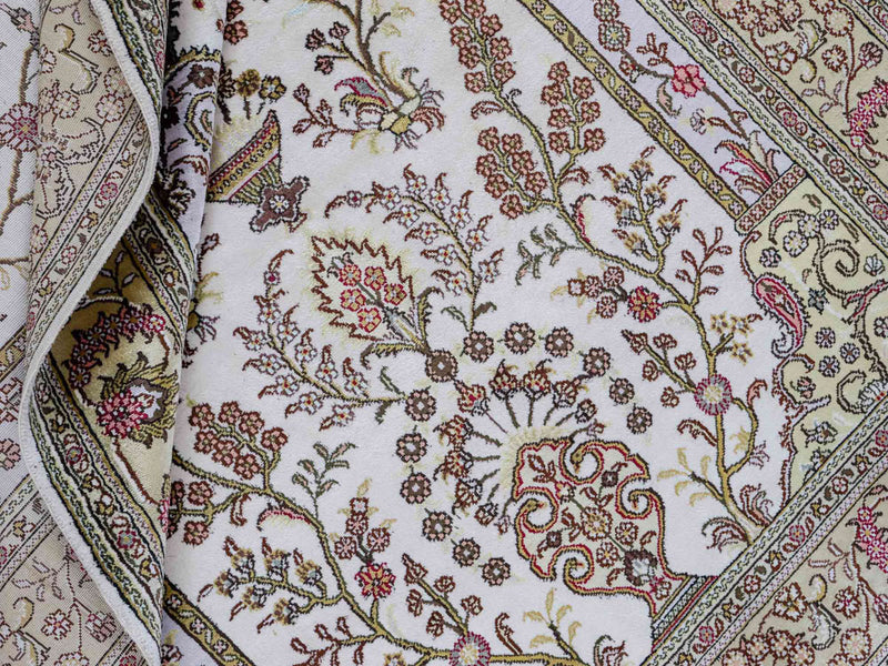 Kinesisk silke Teppe 179x124cm - Orientalsk teppe