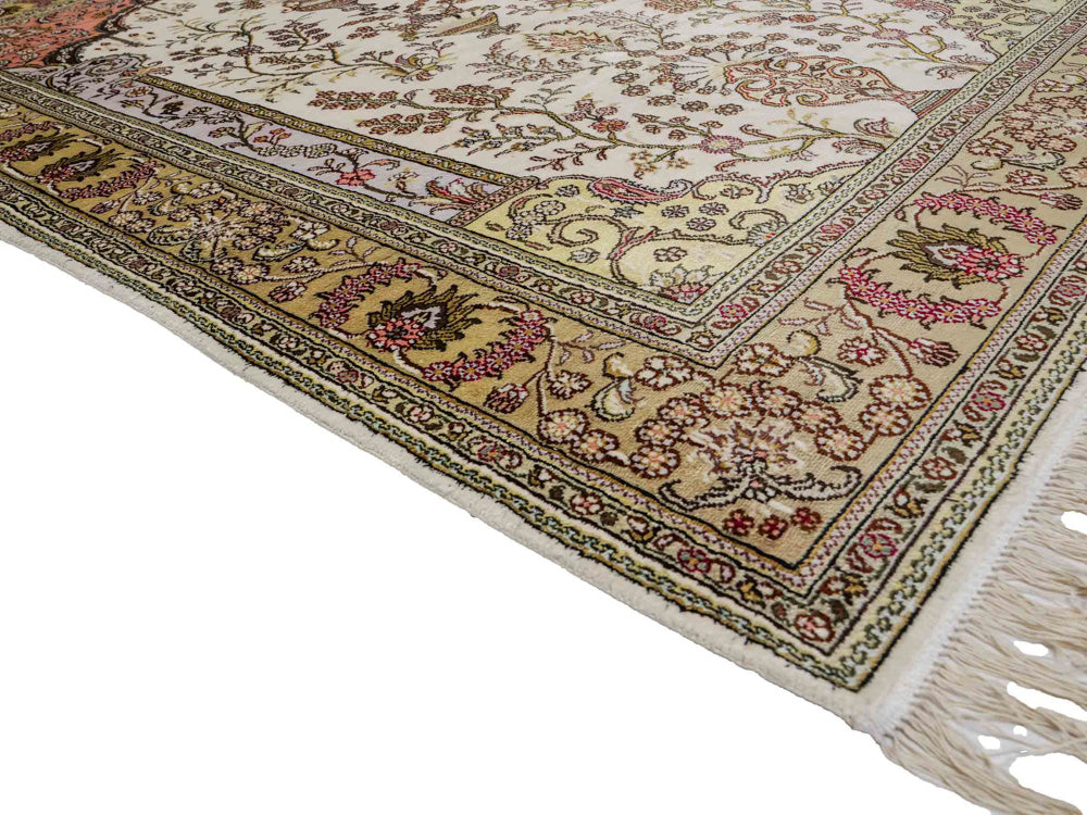 Kinesisk silke Teppe 179x124cm - Orientalsk teppe