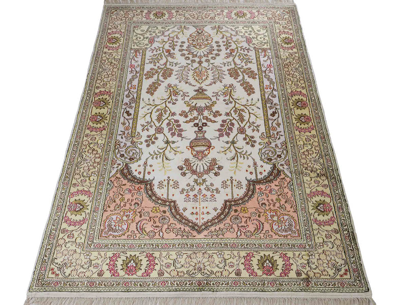 Kinesisk silke Teppe 179x124cm - Orientalsk teppe