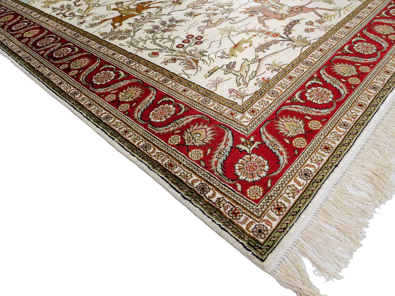 Kinesisk silke Teppe 184x125cm - Orientalsk teppe