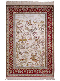 Kinesisk silke Teppe 183x126cm - Orientalsk teppe – product image