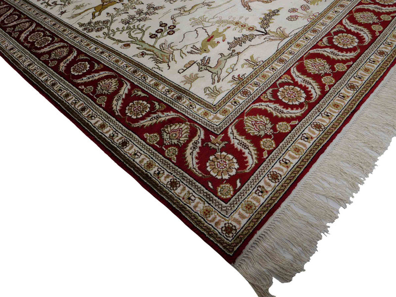 Kinesisk silke Teppe 183x126cm - Orientalsk teppe