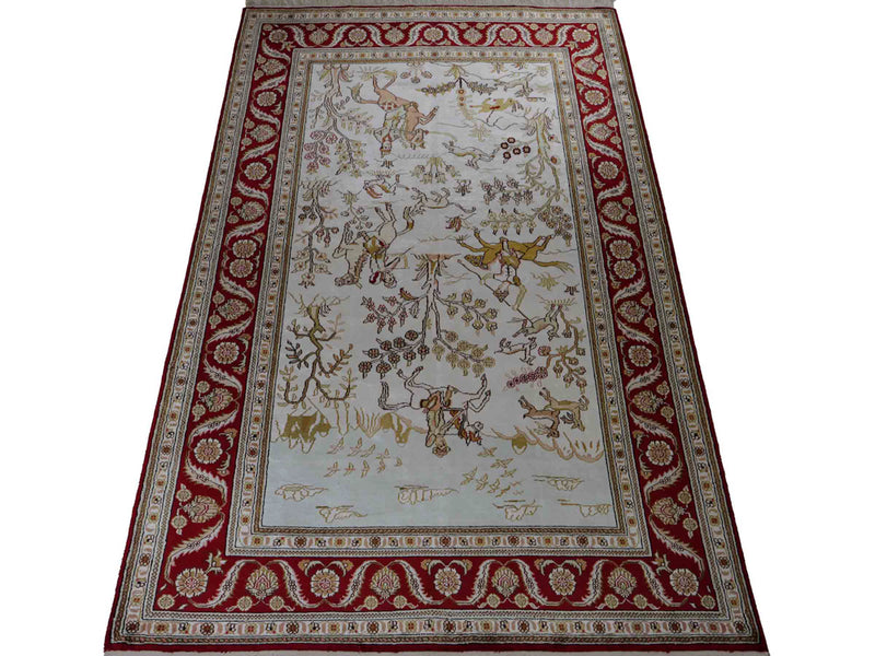Kinesisk silke Teppe 183x126cm - Orientalsk teppe
