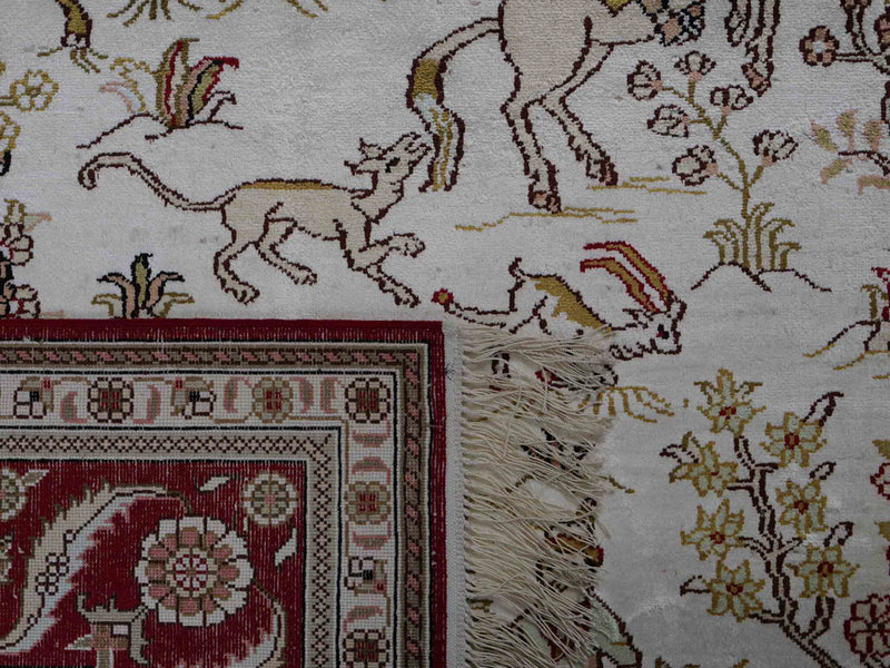 Kinesisk silke Teppe 183x126cm - Orientalsk teppe