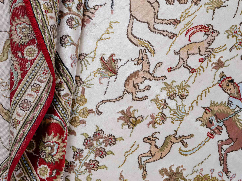 Kinesisk silke Teppe 176x124cm - Orientalsk teppe