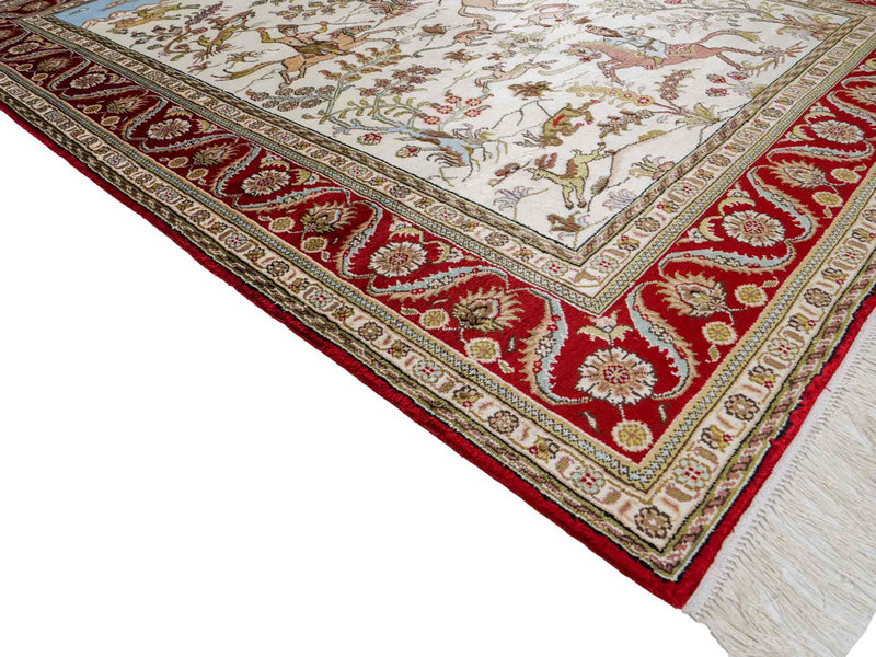 Kinesisk silke Teppe 176x124cm - Orientalsk teppe